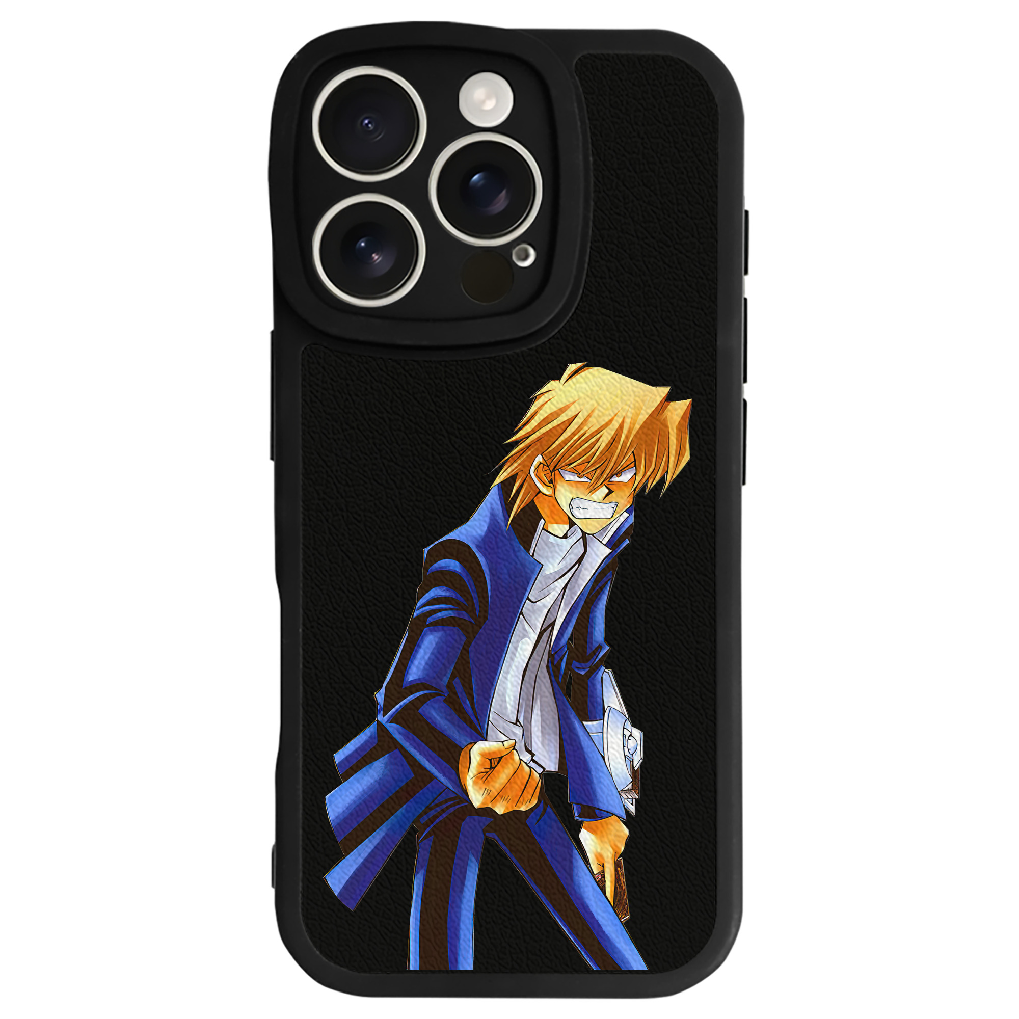 遊☆戯☆王 Yu-Gi-Oh! 【iPhone 16シリーズ対応】シリコンスマホケース（レザー調） 材質：シリコン